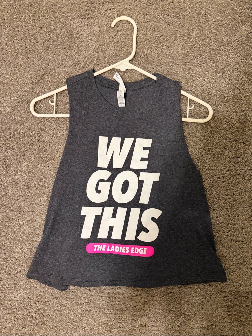 The Ladies Edge ‘We Got This' Charcoal Tank Top